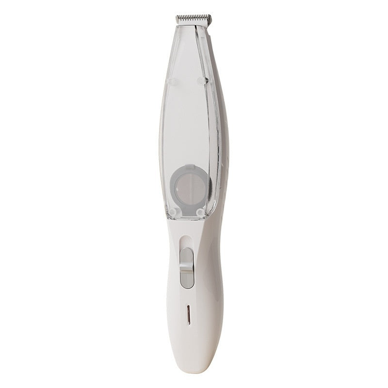 KFX-7444925 Pet Hair Removal Shaver With Vacuum Suction System - Green, White, Blue, ABS & Stainless Steel