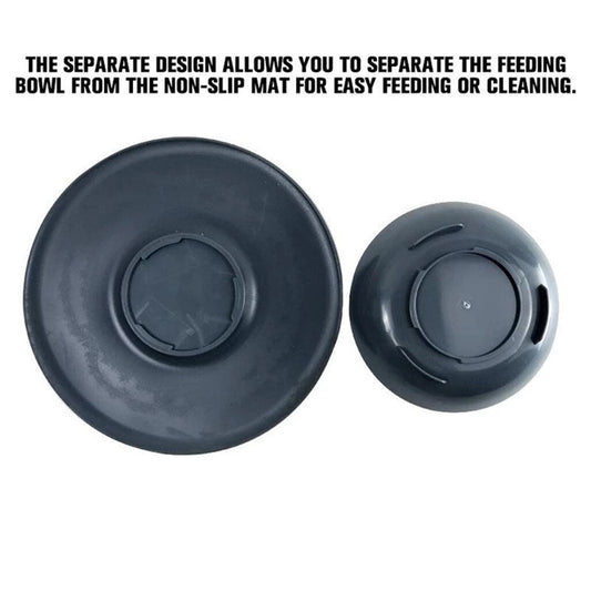 KFX-7445309 Non-Skid Silicone Suction Pet Feeding Bowl with Mat for Dogs
