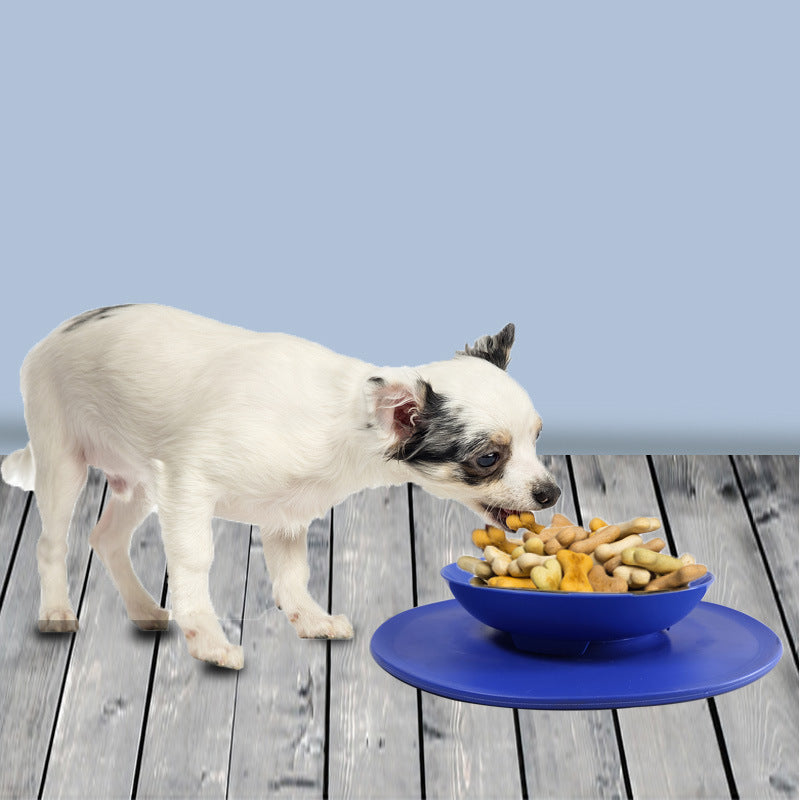 KFX-7445309 Non-Skid Silicone Suction Pet Feeding Bowl with Mat for Dogs