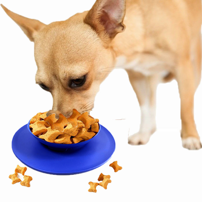 KFX-7445309 Non-Skid Silicone Suction Pet Feeding Bowl with Mat for Dogs