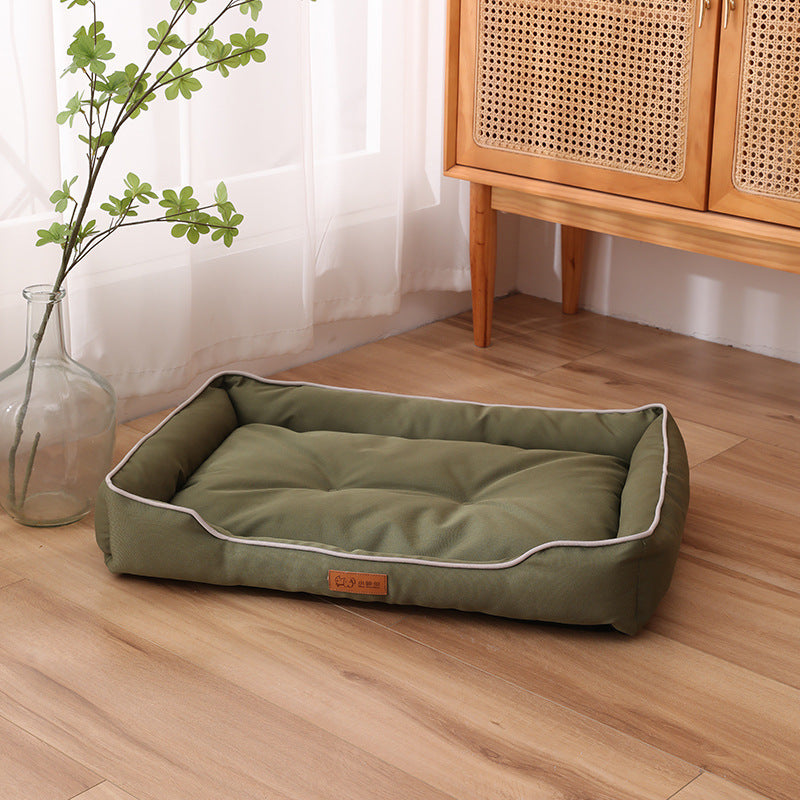 KFX-7446589 Luxury Waterproof Dog Sofa Bed – Scratch and Wear Resistant Pet Cushion, Soft High Rebound Nest for Dogs and Cats