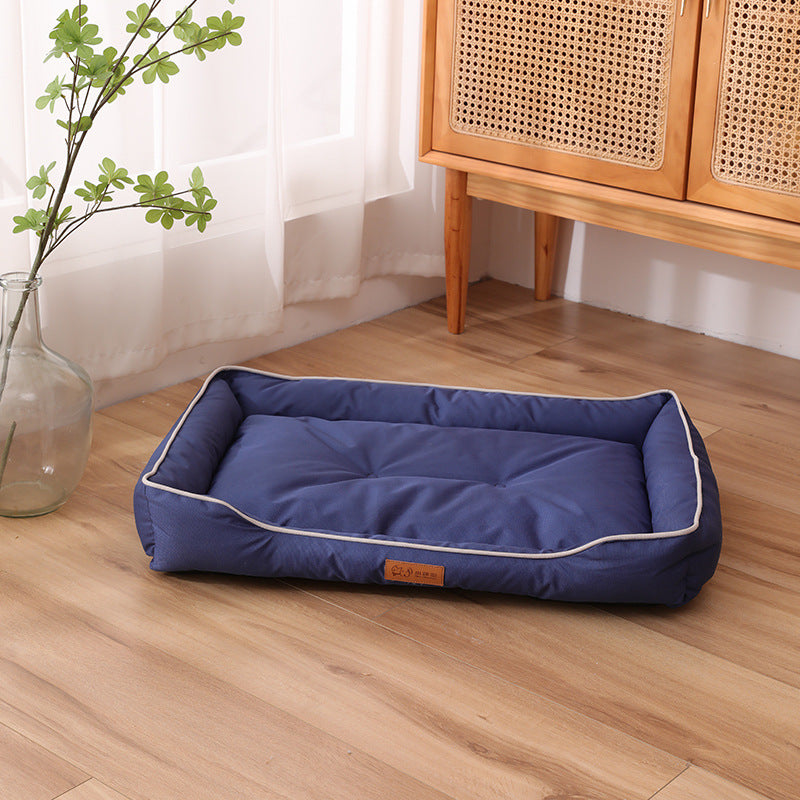 KFX-7446589 Luxury Waterproof Dog Sofa Bed – Scratch and Wear Resistant Pet Cushion, Soft High Rebound Nest for Dogs and Cats