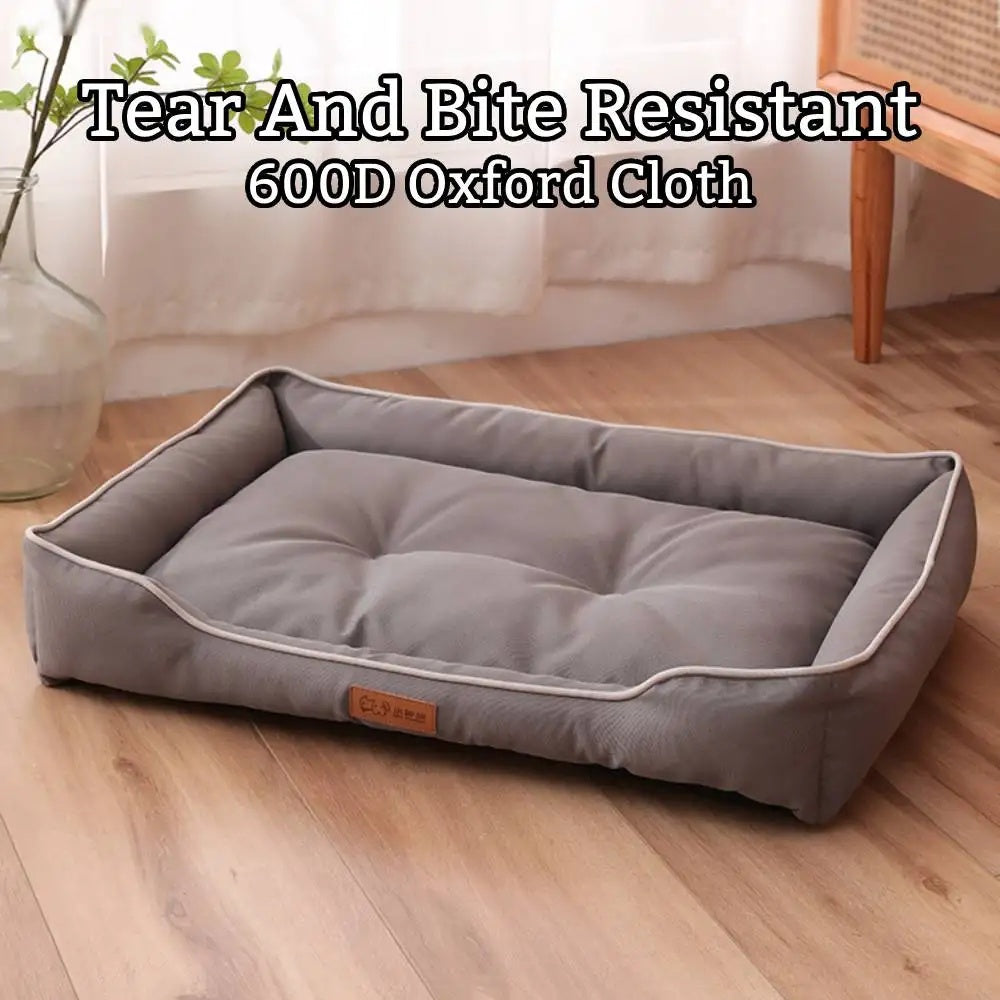 KFX-7446589 Luxury Waterproof Dog Sofa Bed – Scratch and Wear Resistant Pet Cushion, Soft High Rebound Nest for Dogs and Cats