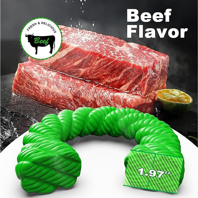 KFX-7447741 Durable Natural Rubber Horseshoe Chew Toy for Aggressive Medium and Large Dogs