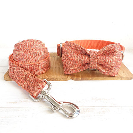 KFX-7450941 Adjustable Double-Layer Thick Pet Leash with Metal Buckles and Handmade Design