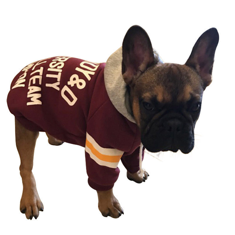KFX-7452861 Cozy Cotton Sweater for Small to Medium Dogs - Casual, Windproof, Warm - Available in Red and Green