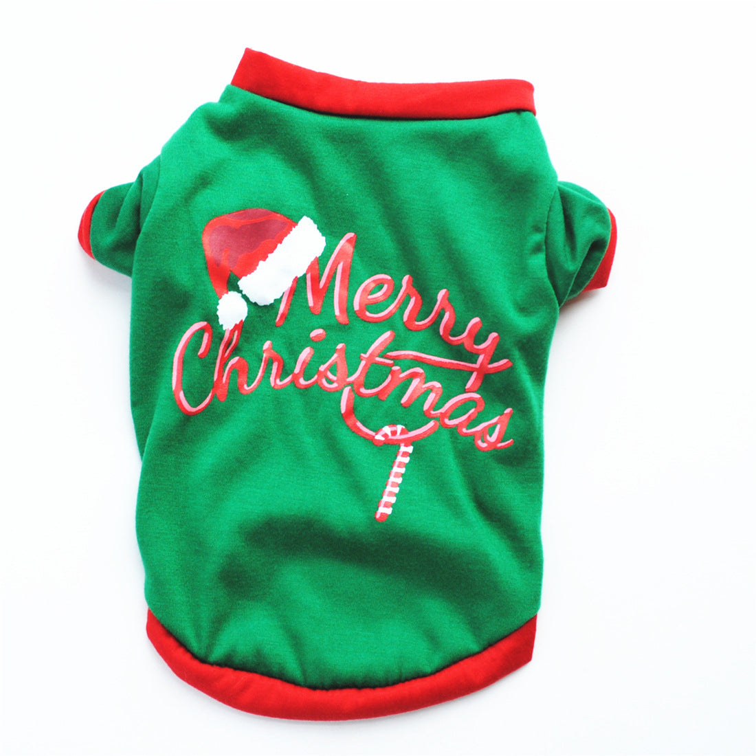 KFX-7453245 Festive Cotton Dog Christmas Costume T-Shirt Vest in Various Sizes