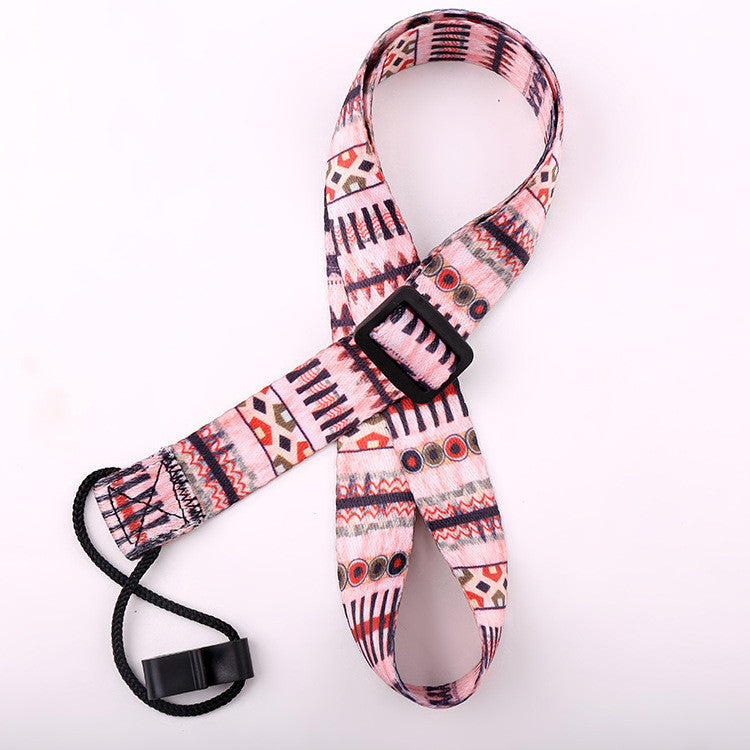 KFX-7454141 Compact Four-String Ukulele Hanging Strap - Durable Polyester Design, 25MM x 1.35M