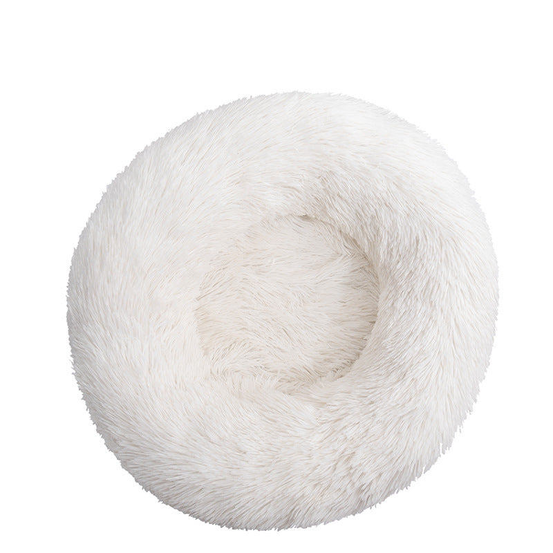 KFX-7454909 Plush Winter Dog Bed in Various Sizes and Soft Colors