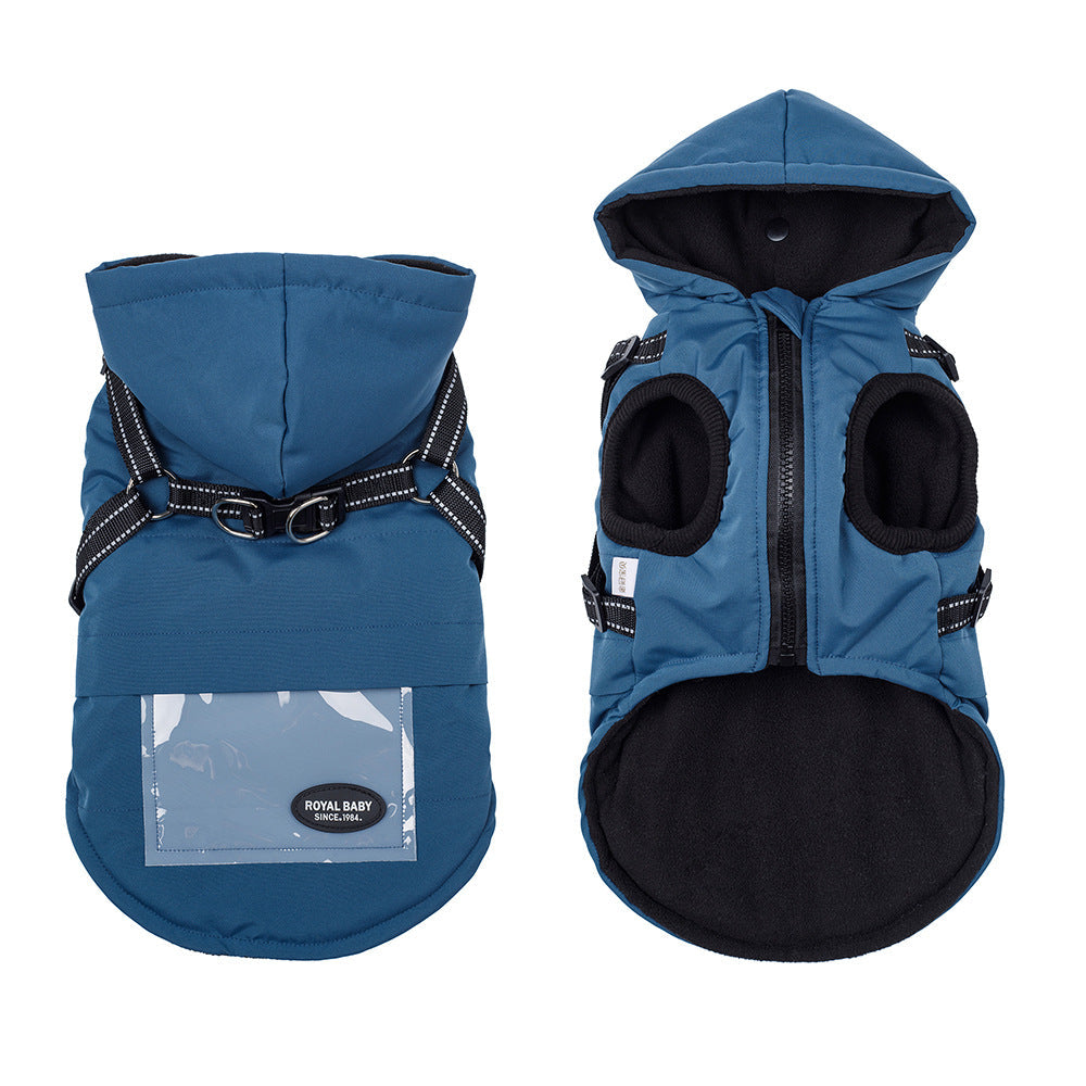 KFX-7455421 Cozy Thickened Winter Vest for Pets in Various Colors and Sizes