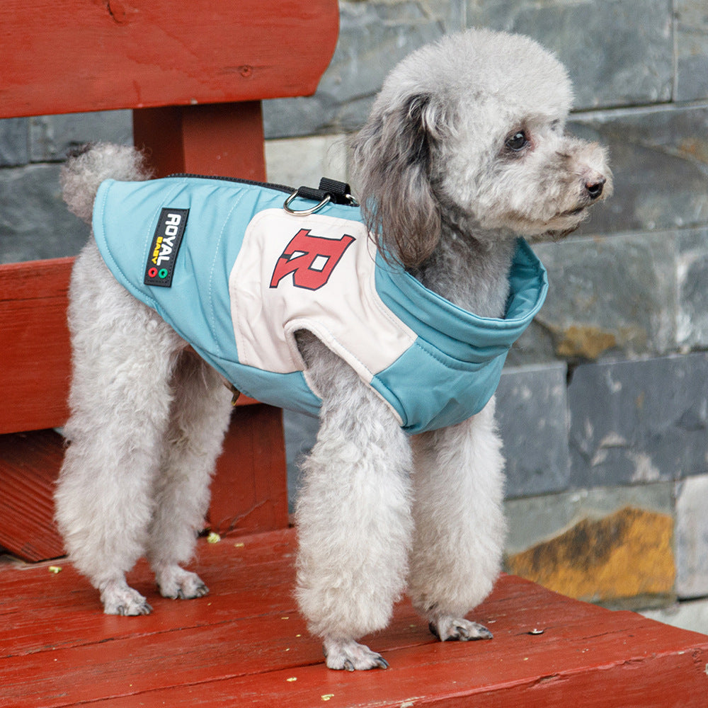 KFX-7455421 Cozy Thickened Winter Vest for Pets in Various Colors and Sizes