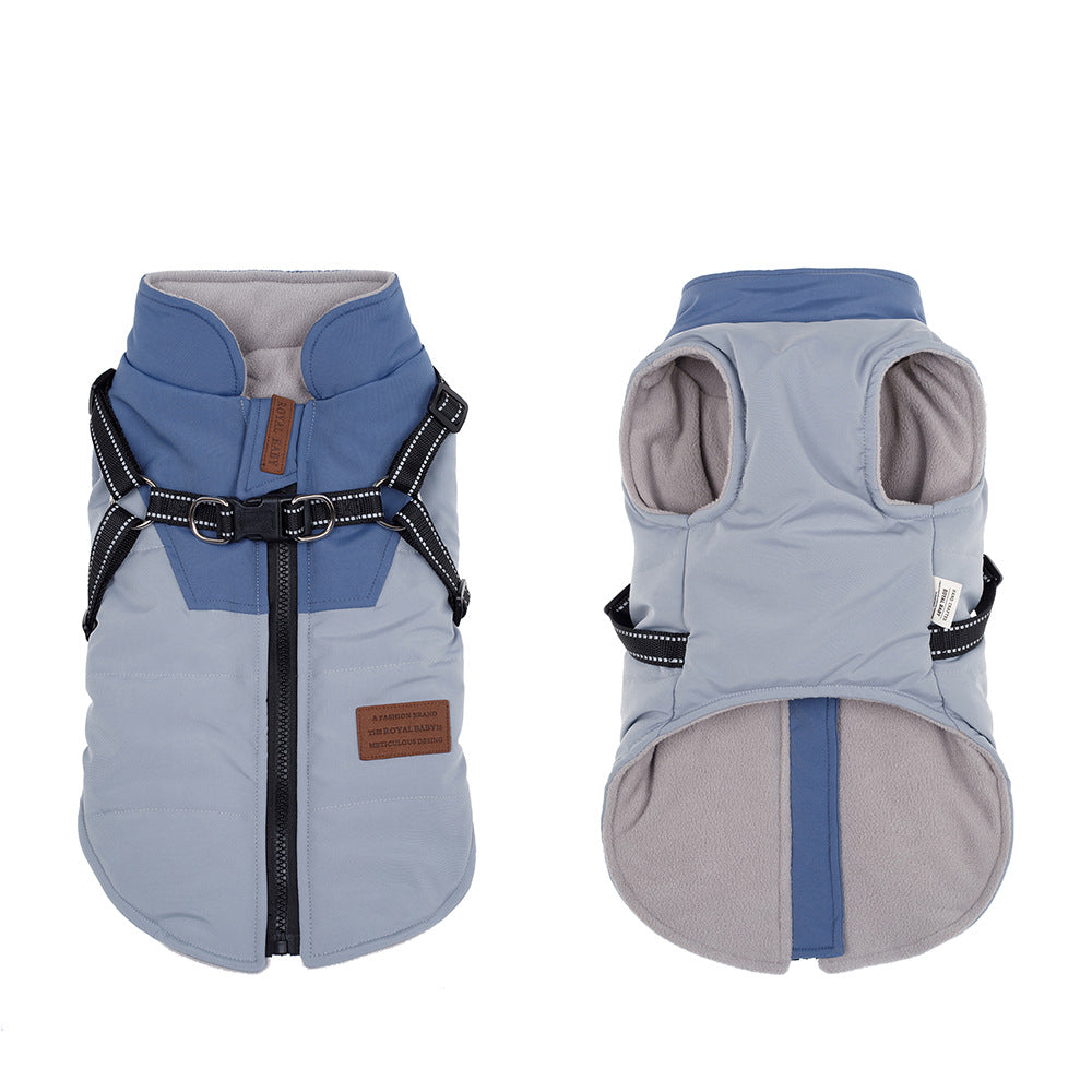 KFX-7455421 Cozy Thickened Winter Vest for Pets in Various Colors and Sizes