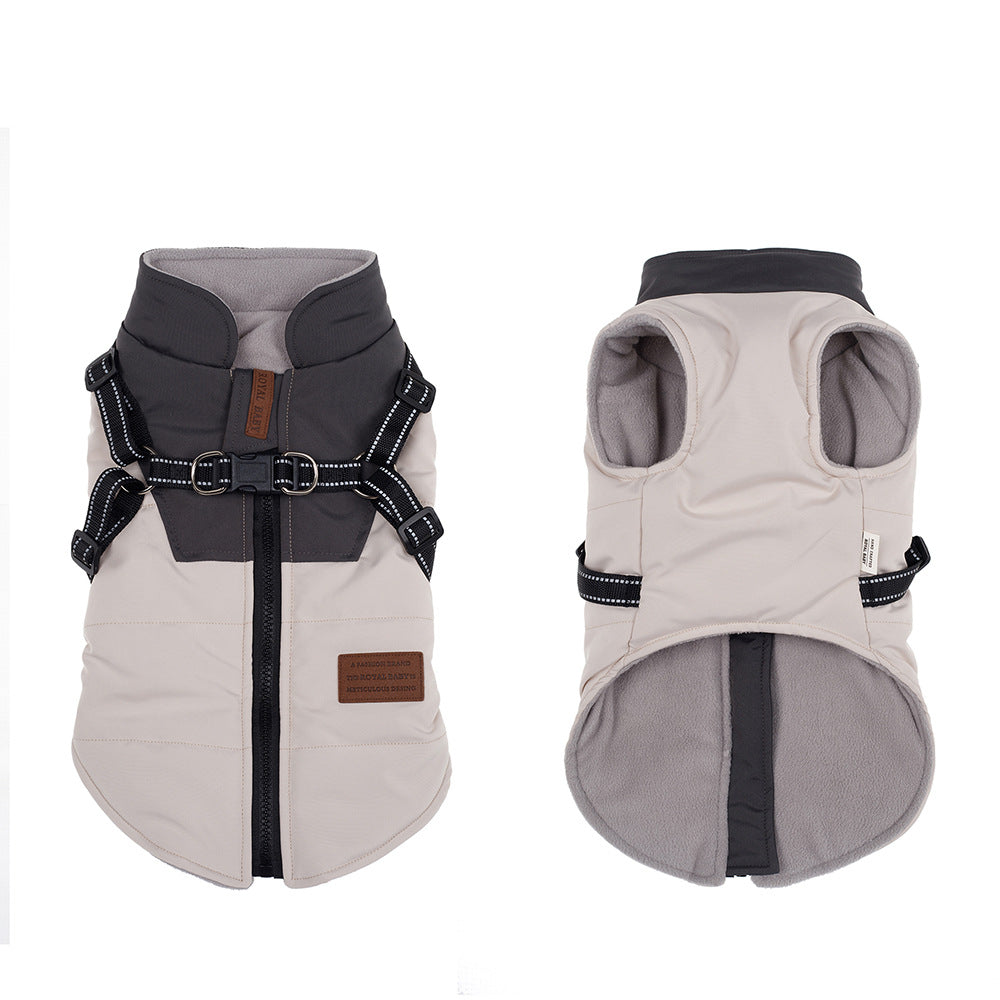KFX-7455421 Cozy Thickened Winter Vest for Pets in Various Colors and Sizes