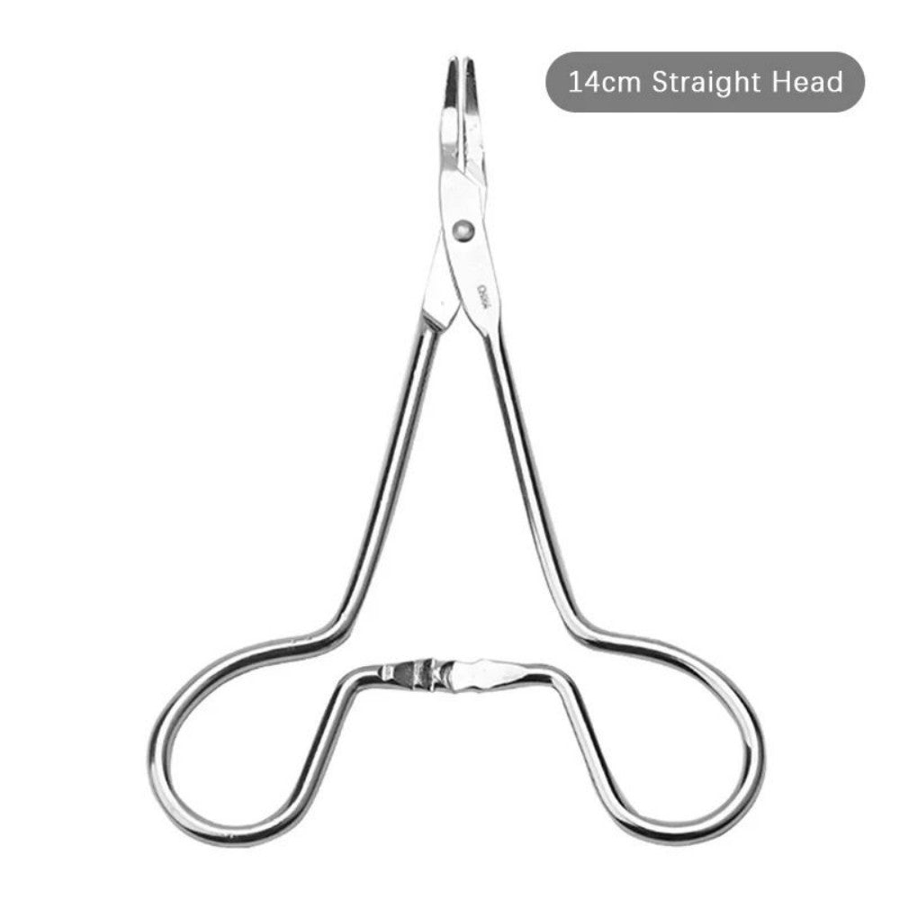 KFX-7456445 Stainless Steel Ear Hair Tweezers for Pet Hair Removal and Ear Cleaning