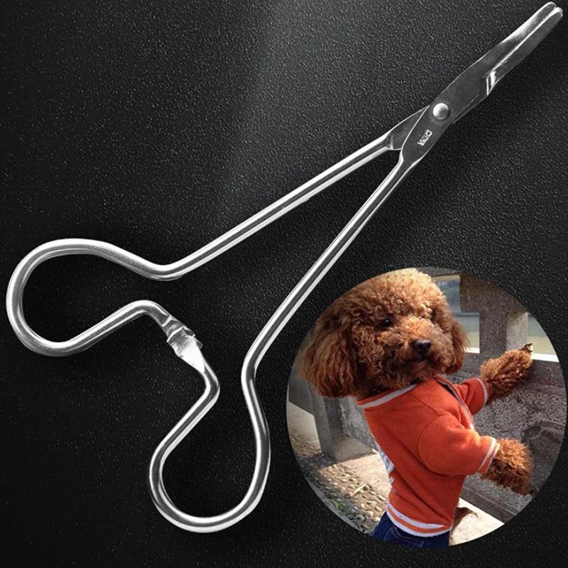 KFX-7456445 Stainless Steel Ear Hair Tweezers for Pet Hair Removal and Ear Cleaning