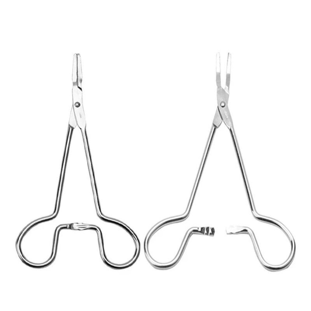 KFX-7456445 Stainless Steel Ear Hair Tweezers for Pet Hair Removal and Ear Cleaning