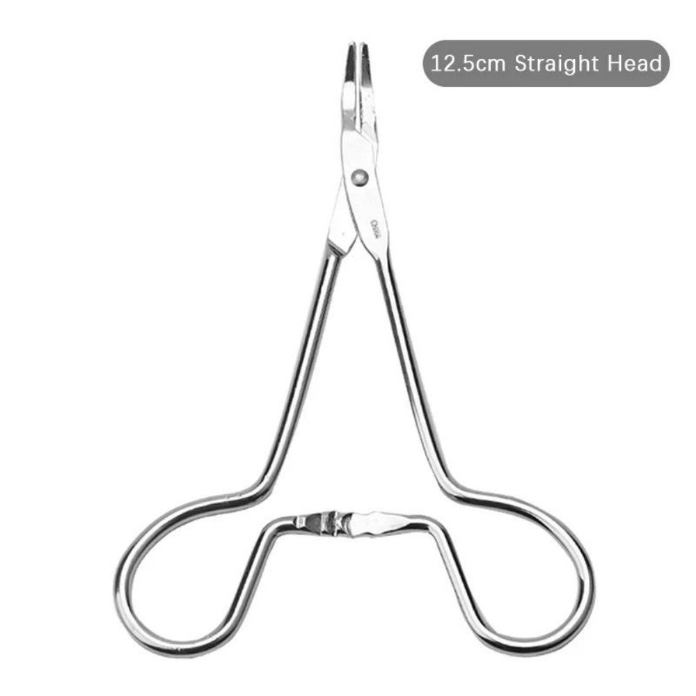 KFX-7456445 Stainless Steel Ear Hair Tweezers for Pet Hair Removal and Ear Cleaning