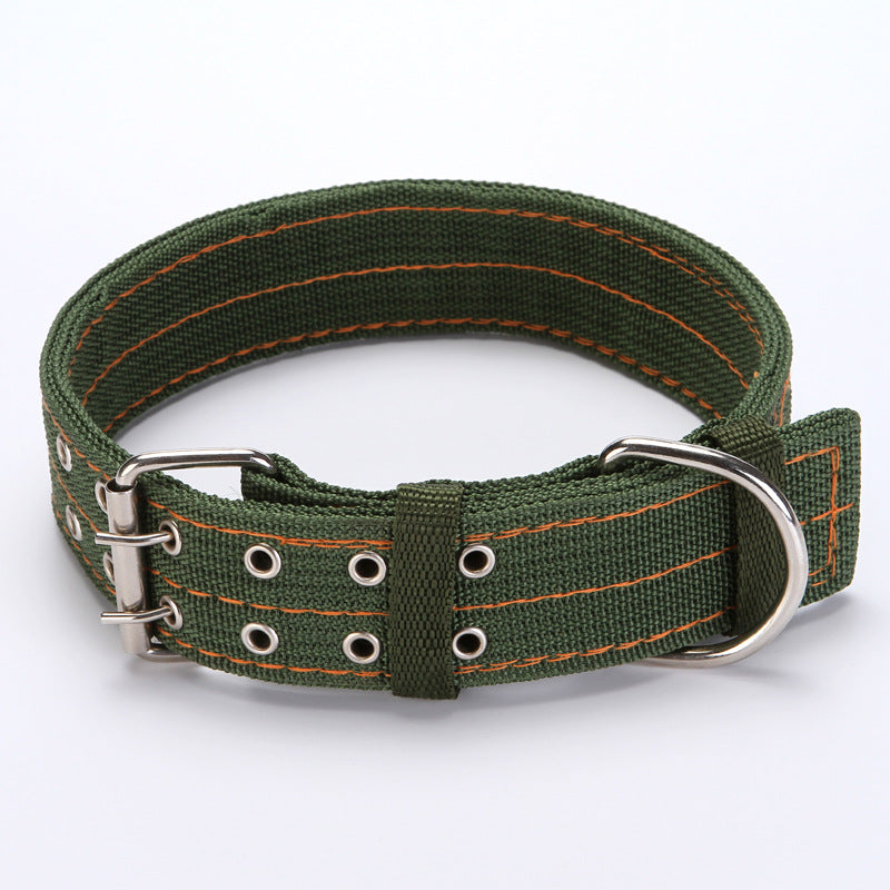 KFX-7456829 Canvas Dog Collar for Everyday Use - Durable & Comfortable Design
