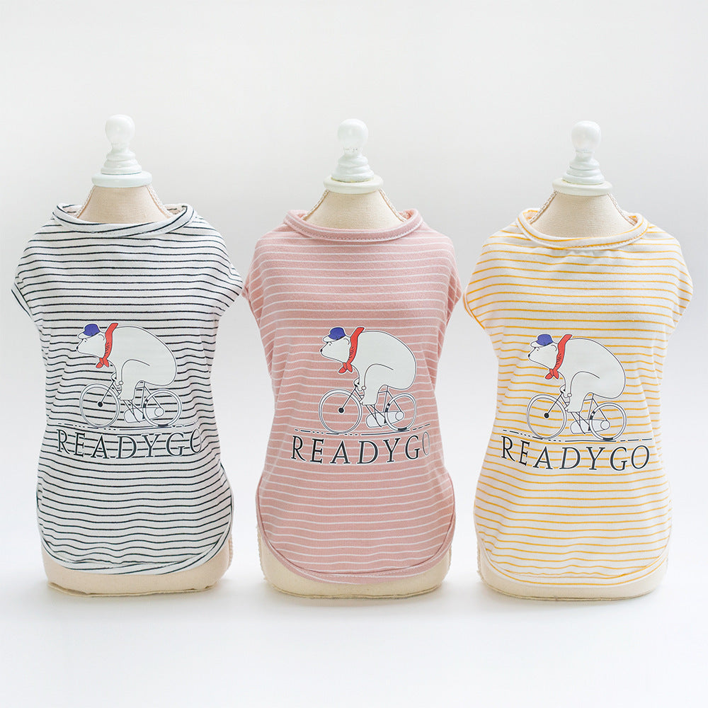 KFX-7459005 Breathable Cotton Clothes for Cats and Dogs in Various Sizes
