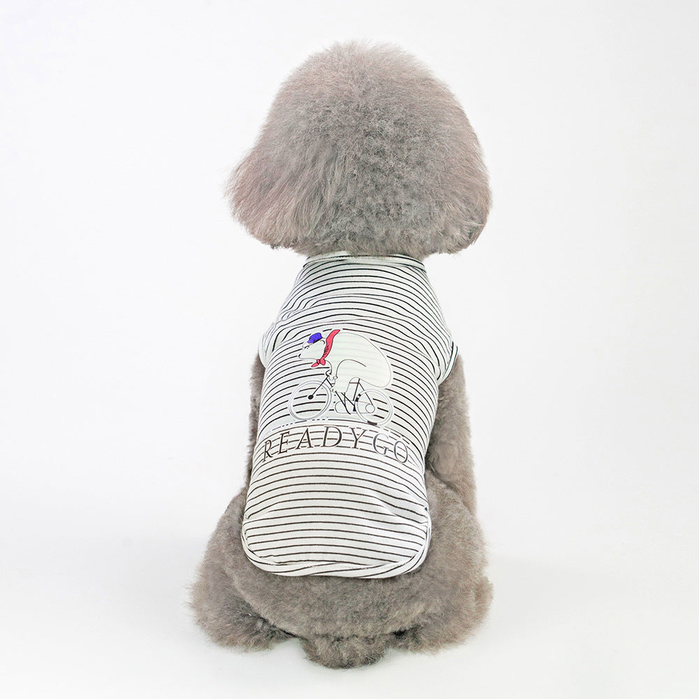 KFX-7459005 Breathable Cotton Clothes for Cats and Dogs in Various Sizes