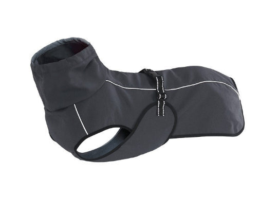 KFX-7465149 Waterproof Double-Layer Insulated Pet Clothing in Gray and Red, Sizes XS to XL