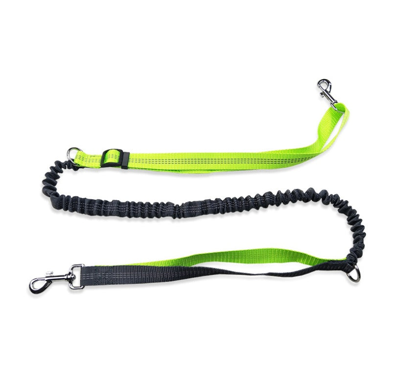 KFX-7466173 Hands-Free Dog Leash with Elastic Design and Adjustable Waistbelt