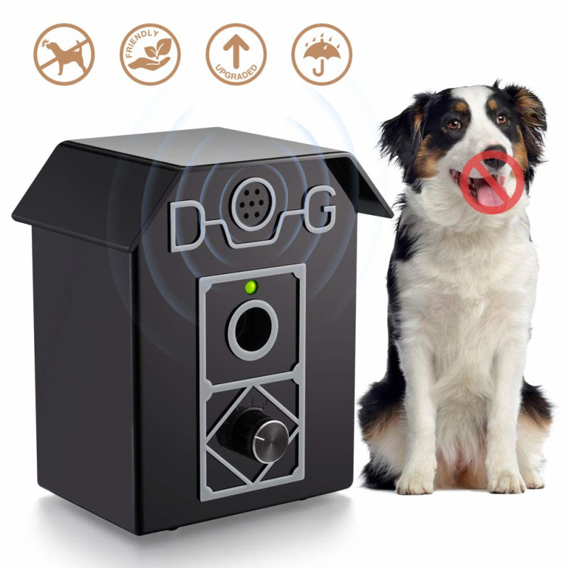 KFX-7469629 Ultrasonic Bark Stopper Dog Training Device - ABS Material, Compact Size 10.5X7.5X11.9CM, Lightweight 0.3KG