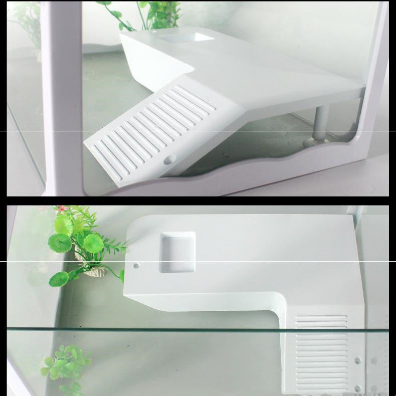 KFX-7470141 Reptile Floating Platform with Climbing Ladder for Turtles and Lizards - 30x23x5cm