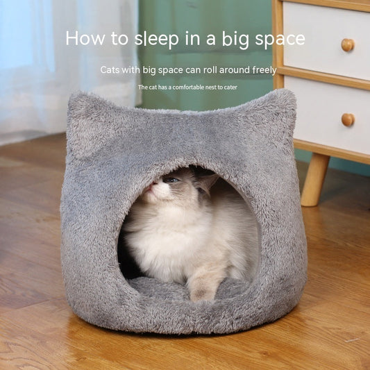 KFX-7470397 Double-Sided Fleece Cat Head Pad - Removable & Washable, Small & Large Sizes Available