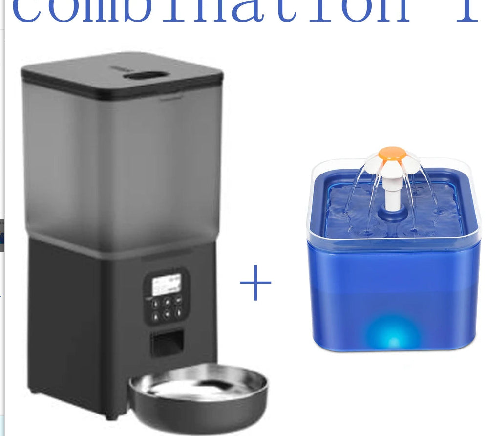 KFX-7477949 Automatic Cat Water Dispenser with LED Light and 2L Capacity, PP Material, 5V 1.5W Power Supply