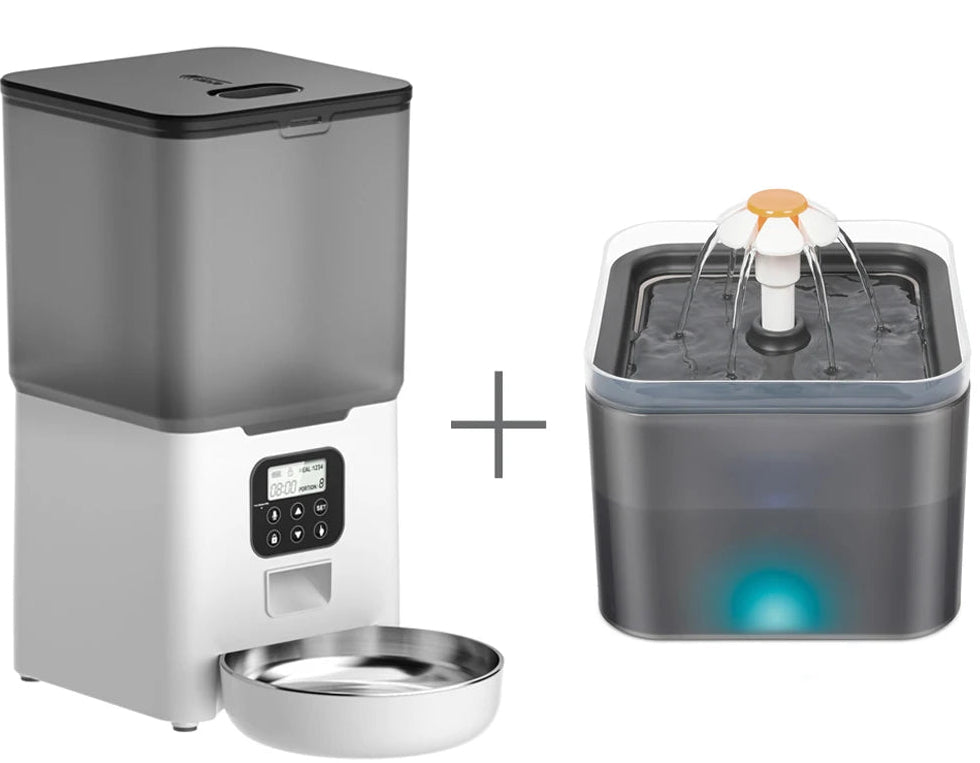 KFX-7477949 Automatic Cat Water Dispenser with LED Light and 2L Capacity, PP Material, 5V 1.5W Power Supply