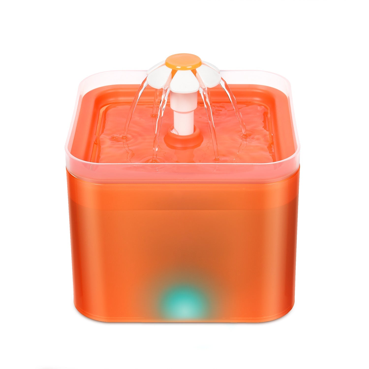 KFX-7477949 Automatic Cat Water Dispenser with LED Light and 2L Capacity, PP Material, 5V 1.5W Power Supply