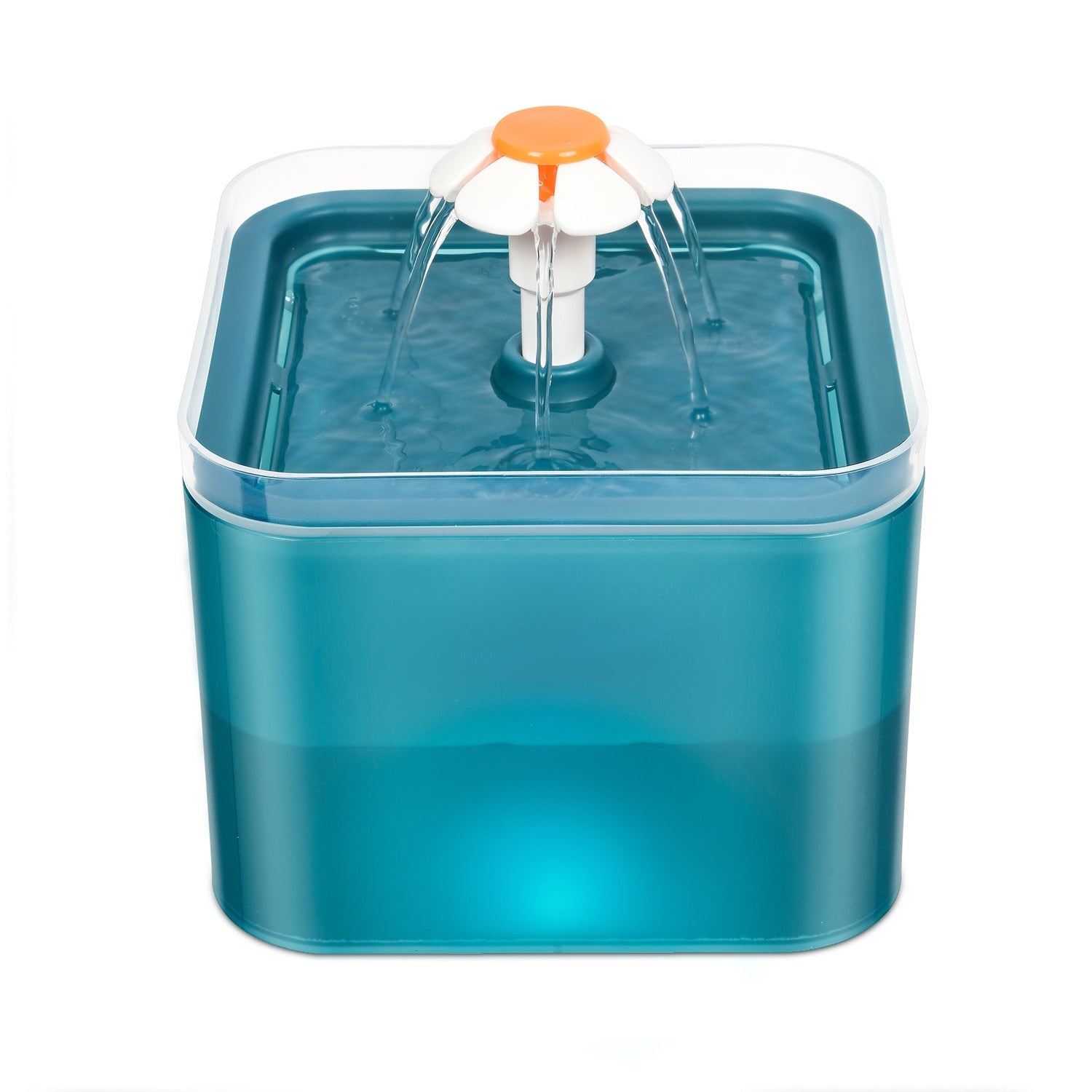 KFX-7477949 Automatic Cat Water Dispenser with LED Light and 2L Capacity, PP Material, 5V 1.5W Power Supply