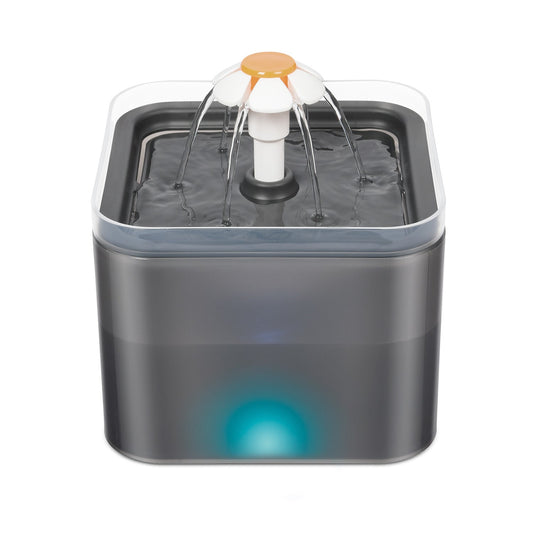 KFX-7477949 Automatic Cat Water Dispenser with LED Light and 2L Capacity, PP Material, 5V 1.5W Power Supply