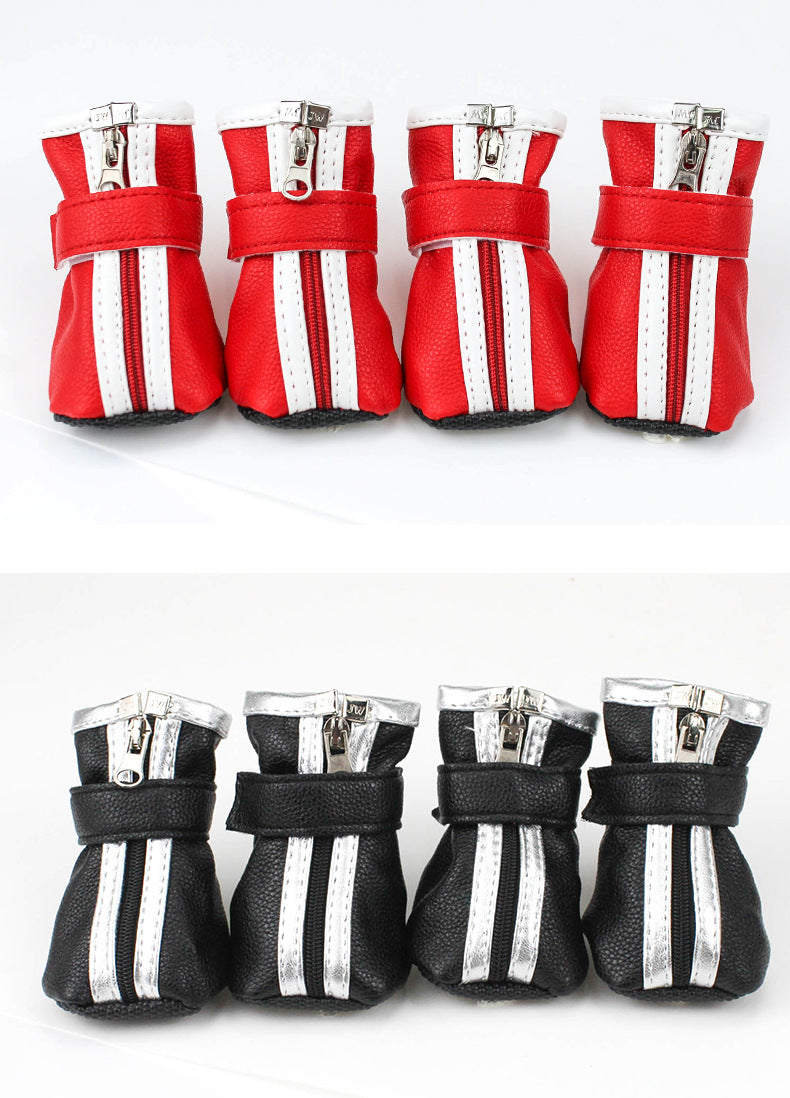 KFX-7478717 Anti-Dirty Dog Balloon Shoe Covers - Random Color, Synthetic Leather, Set of 4