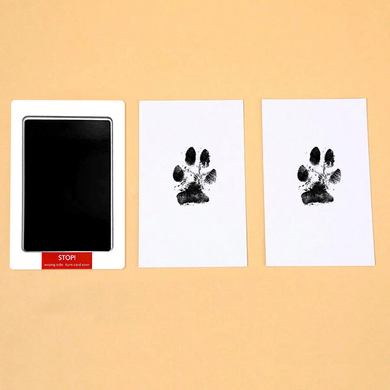KFX-7479357 Children and Pets Commemorative Photo Album with DIY Fingerprint Rubbing Postcards