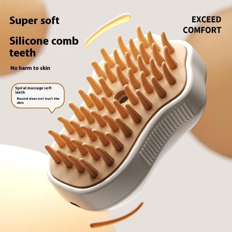 KFX-7479741 Pet Spray Massage Comb for Cats and Dogs - Durable ABS TPR Design