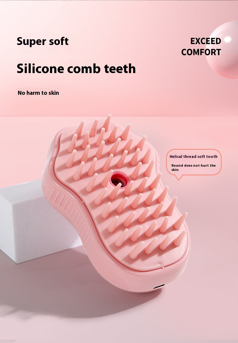 KFX-7479741 Pet Spray Massage Comb for Cats and Dogs - Durable ABS TPR Design