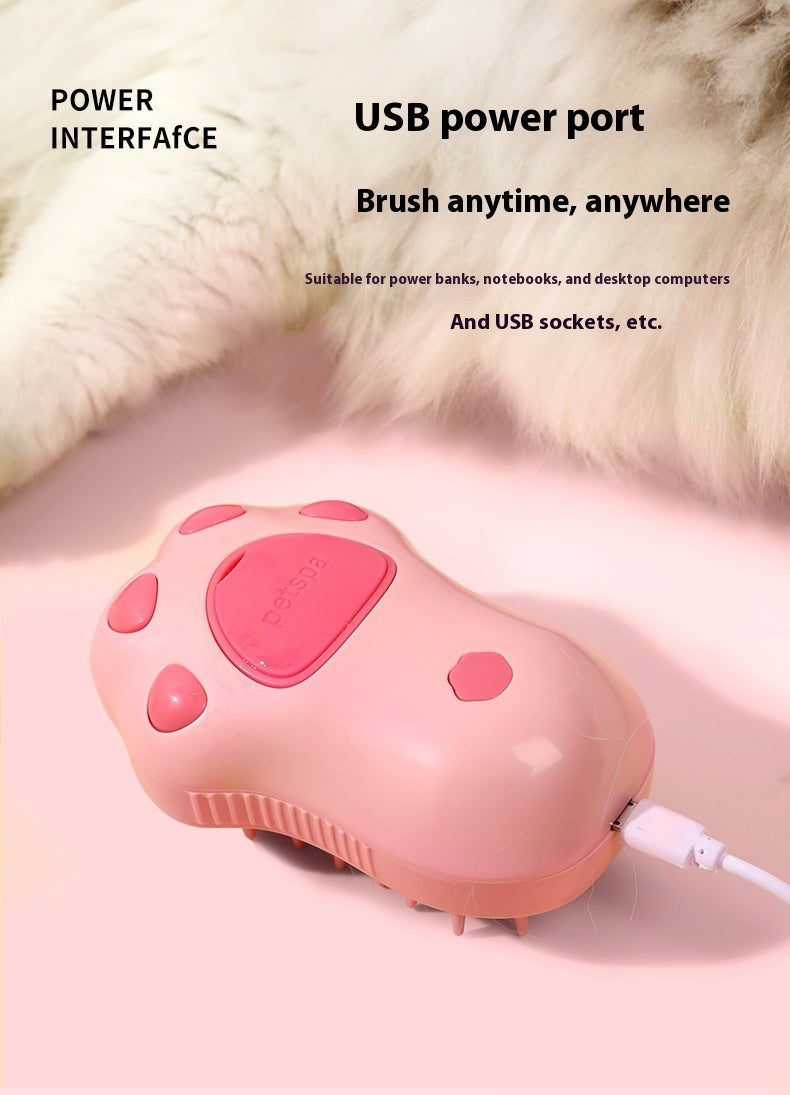 KFX-7479741 Pet Spray Massage Comb for Cats and Dogs - Durable ABS TPR Design