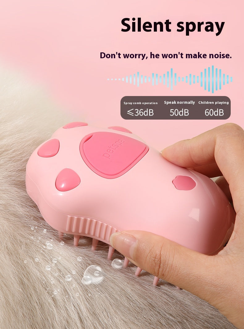KFX-7479741 Pet Spray Massage Comb for Cats and Dogs - Durable ABS TPR Design