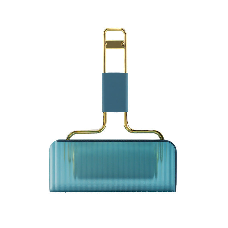 KFX-7483453 Light Luxury Wool Adhesive with Replacement Roll - Clear Frosted Green/Blue, 156x206x56MM, 200g
