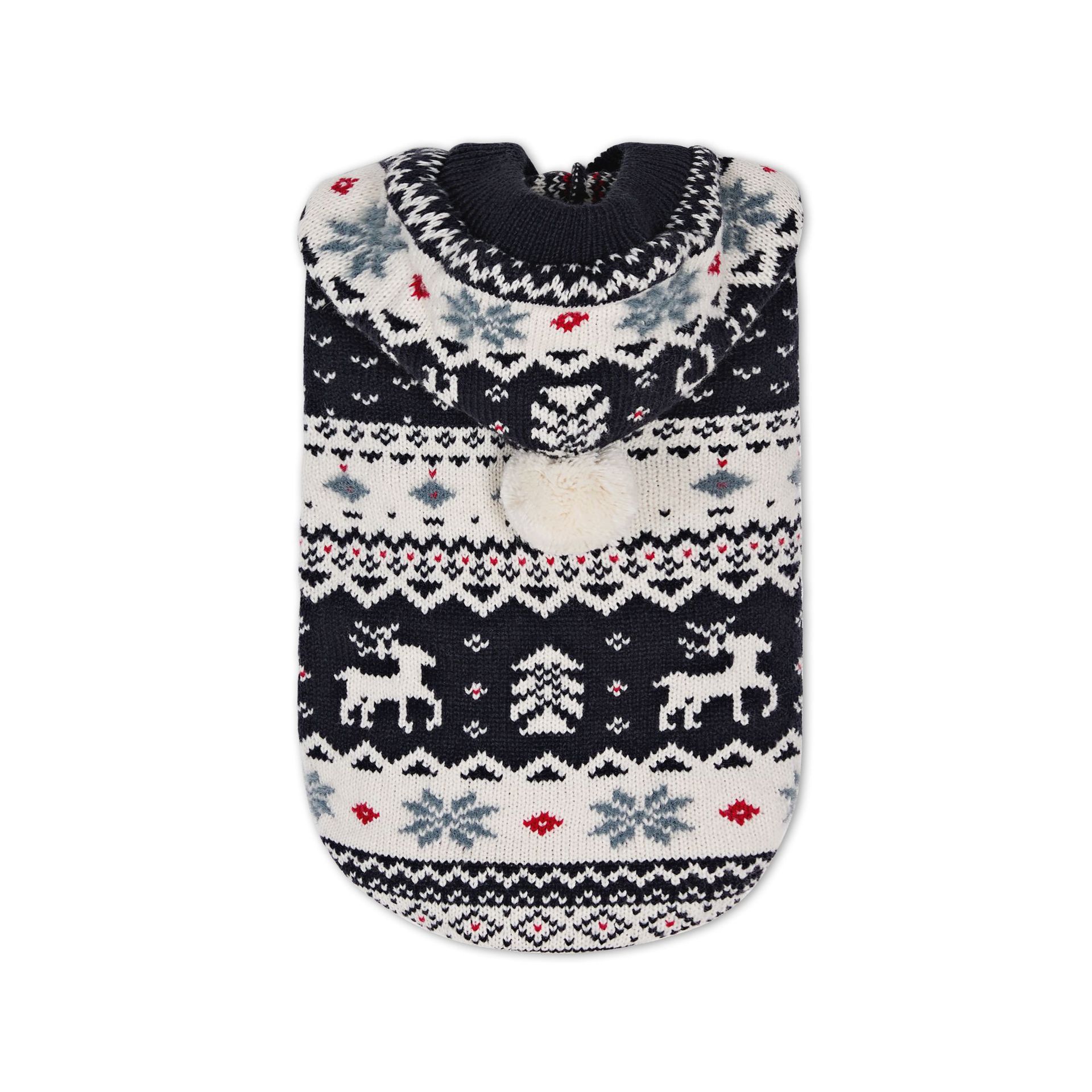 KFX-7485629 Cozy Waterproof Wool Sweater for Cats and Dogs - Soft Casual Pet Clothing