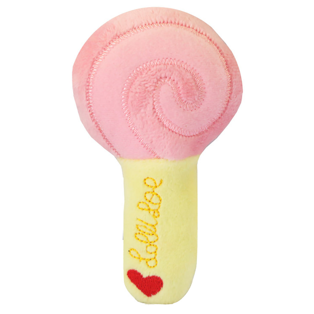 KFX-7487293 Interactive Plush Dog Chew Toy Set - 15 Soft Fruit and Cartoon Designs for Pets