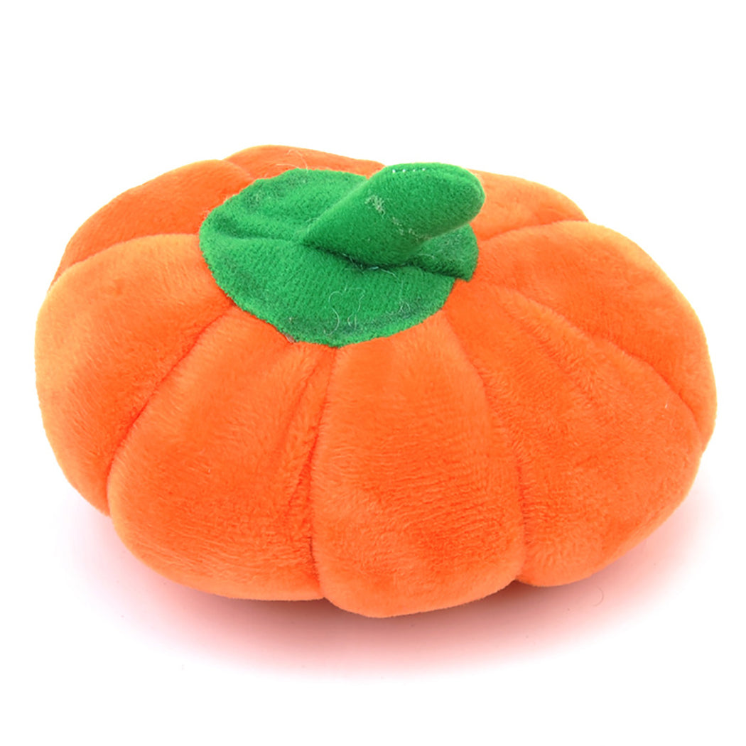 KFX-7487293 Interactive Plush Dog Chew Toy Set - 15 Soft Fruit and Cartoon Designs for Pets