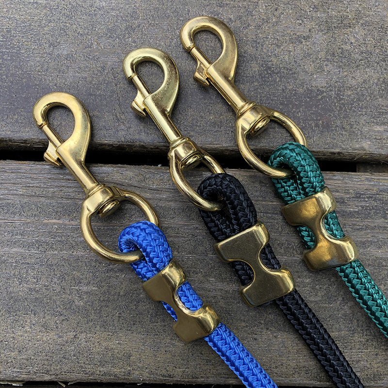 KFX-7487421 Nylon Large Dog Walking Leash - Fashionable Solid Color, 1.2M Length, 1.5CM Width