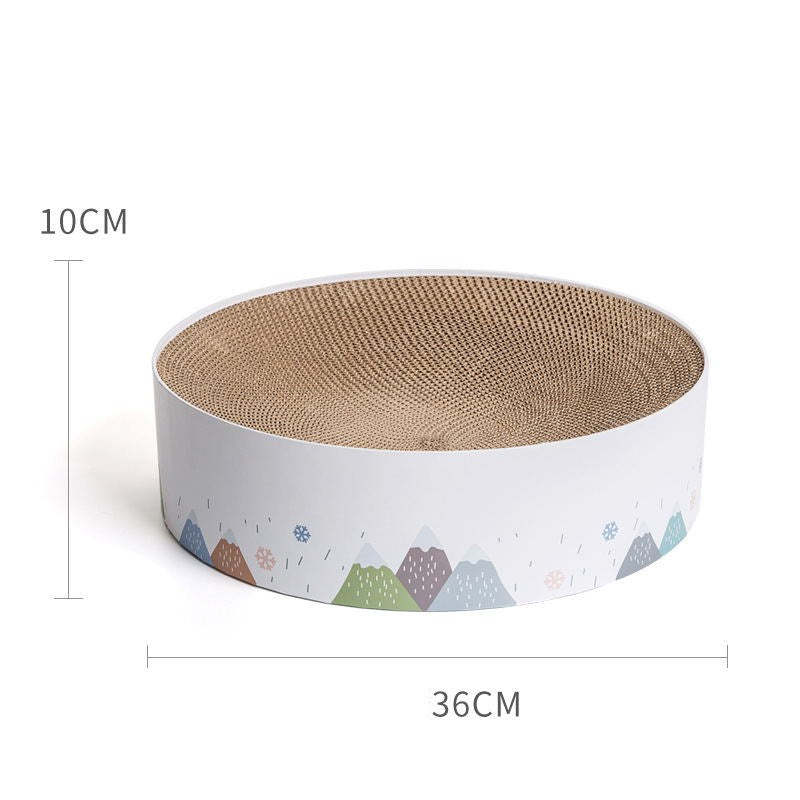 KFX-7487805 Corrugated Paper Cat Scratcher Nest - Available in Three Sizes (S, M, L)