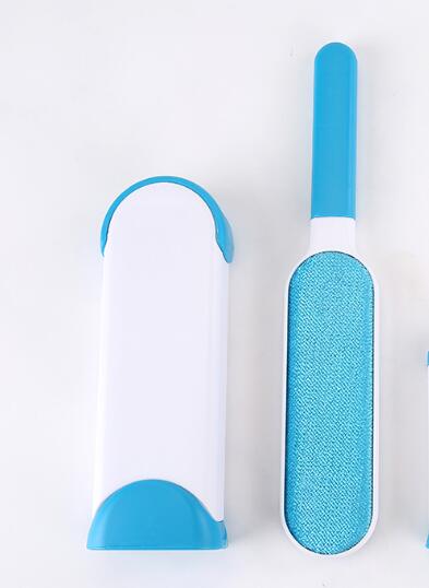 KFX-7489213 Pet Hair Removal Comb with Self-Cleaning Base and Double-Sided Lint Brush