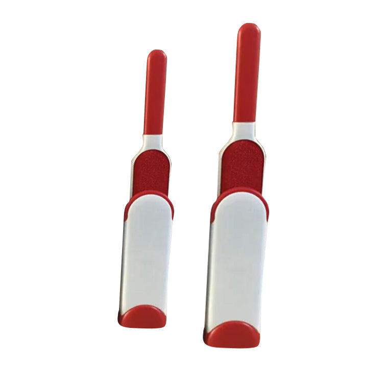 KFX-7489213 Pet Hair Removal Comb with Self-Cleaning Base and Double-Sided Lint Brush