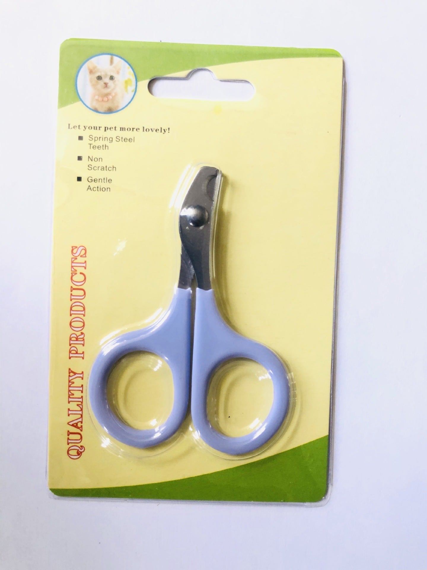 KFX-7491389 Stainless Steel Pet Nail Clipper for Small and Medium Dogs and Cats – Various Colors Available