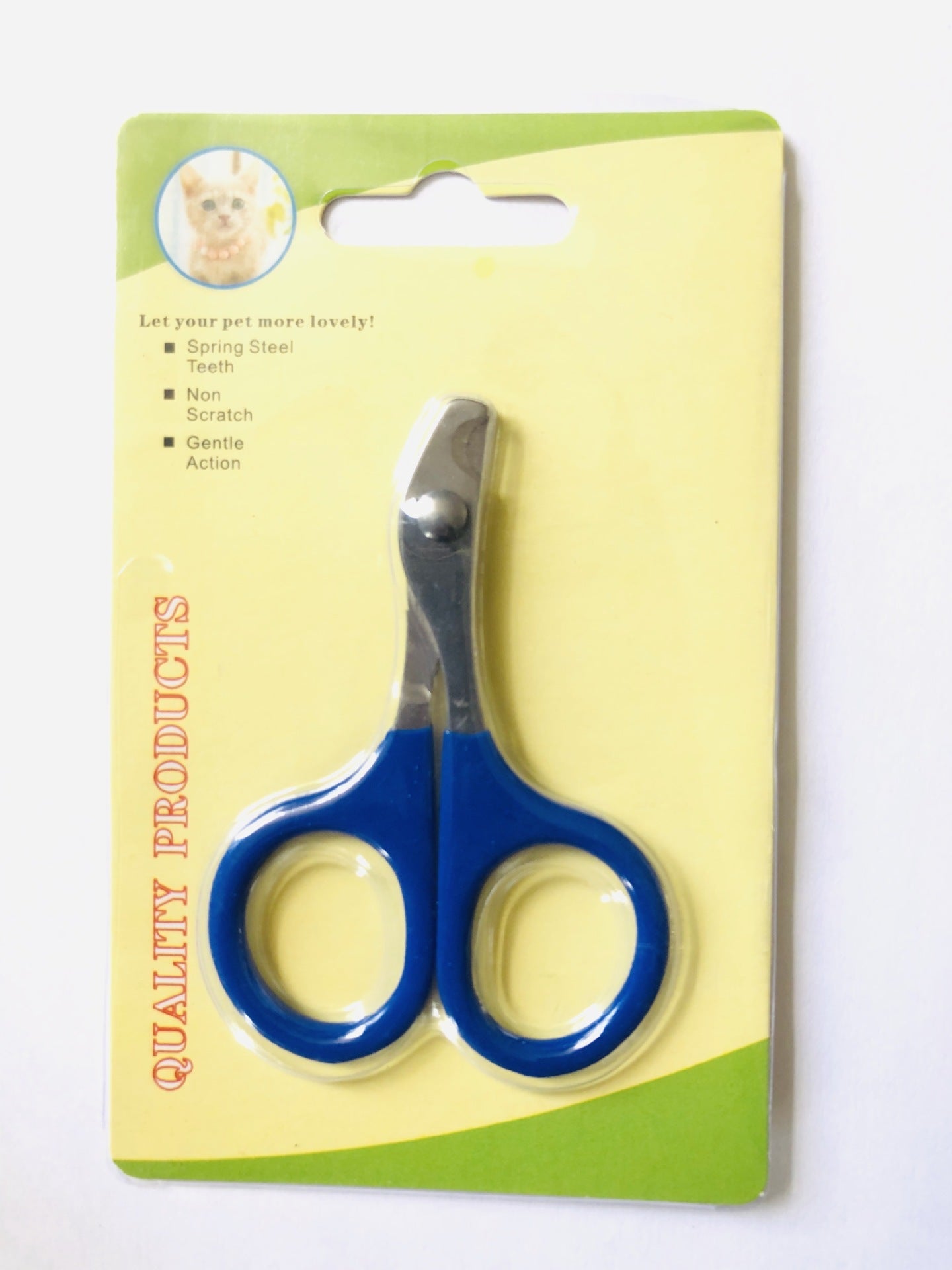 KFX-7491389 Stainless Steel Pet Nail Clipper for Small and Medium Dogs and Cats – Various Colors Available